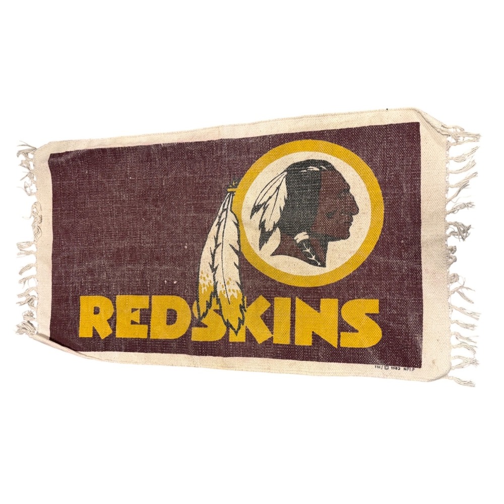 Washington Redskins NFL Hand Woven  Linen Tapestry Wall Hanging Rug 20x40